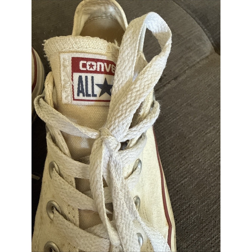 Converse Women's Chuck Taylor's All Star White Casual Shoes Sneakers Size 9 VG+ - Picture 3 of 10